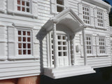 Miniature HO-Scale Amityville Horror House White Supernatural 1:87 by Gold Rush Bay