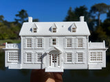 Small N-Scale Amityville Horror House 1:160 scale Assembled & Built White Supernatural