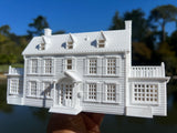 Small N-Scale Amityville Horror House 1:160 scale Assembled & Built White Supernatural