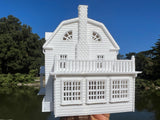 Small N-Scale Amityville Horror House 1:160 scale Assembled & Built White Supernatural