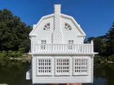 Small N-Scale Amityville Horror House 1:160 scale Assembled & Built White Supernatural