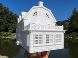 Small N-Scale Amityville Horror House 1:160 scale Assembled & Built White Supernatural