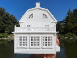 Small N-Scale Amityville Horror House 1:160 scale Assembled & Built White Supernatural