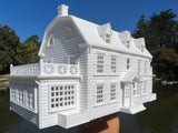 Small N-Scale Amityville Horror House 1:160 scale Assembled & Built White Supernatural