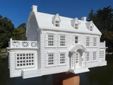 Small N-Scale Amityville Horror House 1:160 scale Assembled & Built White Supernatural