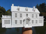 Small N-Scale Amityville Horror House 1:160 scale Assembled & Built White Supernatural