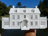 Small N-Scale Amityville Horror House 1:160 scale Assembled & Built White Supernatural