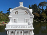 Small N-Scale Amityville Horror House 1:160 scale Assembled & Built White Supernatural