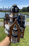 Color HO-Scale Governor’s Mansion Victorian Second Empire Model Miniature Multi-Color
