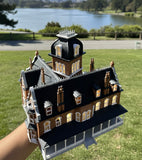 Color HO-Scale Governor’s Mansion Victorian Second Empire Model Miniature Multi-Color
