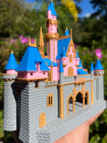 COLOR Miniature Neuschwanstein Sleeping Castle Miniature #40 White HO-Scale Fantasy Theme Beauty!