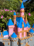COLOR Miniature Neuschwanstein Sleeping Castle Miniature #40 White HO-Scale Fantasy Theme Beauty!