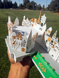 HO-Scale COLOR Miniature Small Boat World Tour Theme Park Ride Built 1/87 Scale