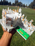 HO-Scale COLOR Miniature Small Boat World Tour Theme Park Ride Built 1/87 Scale