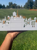 N-Scale COLOR Miniature Small Boat World Tour Theme Park Ride Built