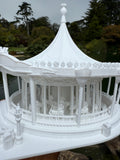 Miniature King Carousel Fantasy Miniature White N-Scale Fantasy Theme Beauty!