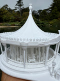 Miniature King Carousel Fantasy Miniature White N-Scale Fantasy Theme Beauty!