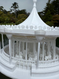 Miniature King Carousel Fantasy Miniature White N-Scale Fantasy Theme Beauty!