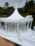 Miniature King Carousel Fantasy Miniature White N-Scale Fantasy Theme Beauty!