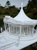 Miniature King Carousel Fantasy Miniature White N-Scale Fantasy Theme Beauty!
