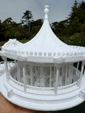 Miniature King Carousel Fantasy Miniature White N-Scale Fantasy Theme Beauty!