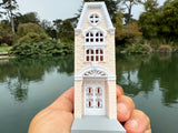 Miniature N-Scale Victorian World Main Street Emporium Shop 2 Assembled White 1:160 by Gold Rush Bay