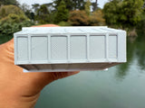 Miniature N-Scale Victorian World Main Street Emporium Shop 2 Assembled White 1:160 by Gold Rush Bay
