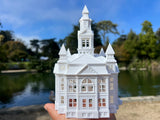 Miniature Bellingham Tower N Scale 1:160 White Whatcom County Courthouse & Civic Center