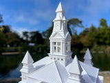 Miniature Bellingham Tower N Scale 1:160 White Whatcom County Courthouse & Civic Center