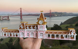 N-Scale “All Aboard” Main Street Victorian Train Station – Full Color with Dual Working Clocks