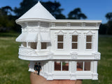 Gold Rush Bay HO-Scale Main Street Corner Clothiers Shop Victorian Built 1:87 Assembled