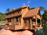 Miniature Druckers General Store Hootersville Petticoat Junction N-Scale Brown Built Old West