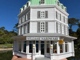 Small COLOR Miniature N-Scale Stars Hollow Luke’s Diner Williams Hardware Store Victorian Built Assembled