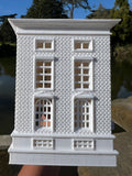 White Miniature HO-Scale Clock Tower Hill Valley Courthouse Built Assembled