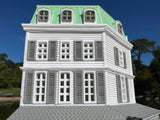 Small COLOR Miniature N-Scale Stars Hollow Luke’s Diner Williams Hardware Store Victorian Built Assembled