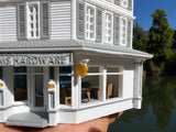 Small COLOR Miniature N-Scale Stars Hollow Luke’s Diner Williams Hardware Store Victorian Built Assembled