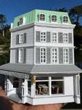 Miniature COLOR HO-Scale Stars Hollow Luke’s Diner Williams Hardware Store Victorian Built Assembled Including Interiors