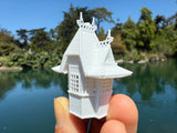 Small Miniature N-Scale World Victorian Storybook Ticket Booth 1:150 Model