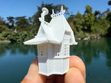 Small Miniature N-Scale World Victorian Storybook Ticket Booth 1:150 Model