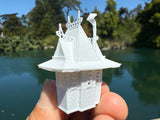 Small Miniature N-Scale World Victorian Storybook Ticket Booth 1:150 Model