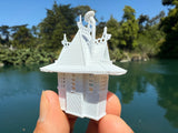 Small Miniature N-Scale World Victorian Storybook Ticket Booth 1:150 Model