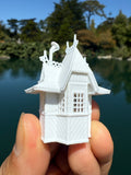 Miniature HO-Scale World Victorian Storybook Ticket Booth 1:87 Model