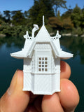 Miniature HO-Scale World Victorian Storybook Ticket Booth 1:87 Model