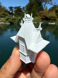 Miniature HO-Scale World Victorian Storybook Ticket Booth 1:87 Model