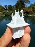 Miniature HO-Scale World Victorian Storybook Ticket Booth 1:87 Model