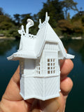 Miniature HO-Scale World Victorian Storybook Ticket Booth 1:87 Model