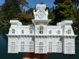 Small Miniature N-Scale World Victorian Main Street Station Depot 1:150 Model