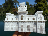 Small Miniature N-Scale World Victorian Main Street Station Depot 1:150 Model