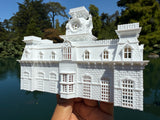 Small Miniature N-Scale World Victorian Main Street Station Depot 1:150 Model