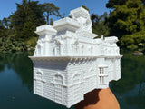 Small Miniature N-Scale World Victorian Main Street Station Depot 1:150 Model